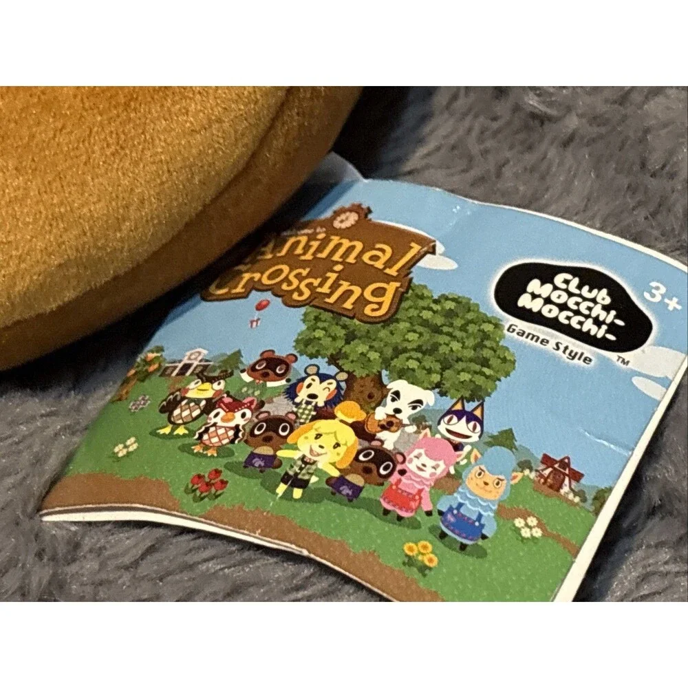 Nintendo Club Mocchi Mocchi Animal Crossing Tom Nook Jr  Plush Pillow Tomy NWT